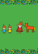 Saint Nicolas avec ses amis et un cheval